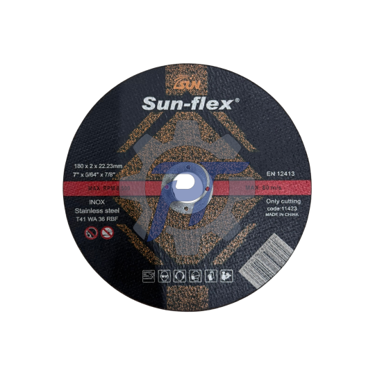 Đá cắt inox Sunflex Ø180 x 1.2 x 22 mm