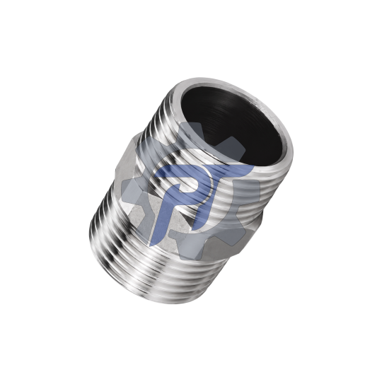 Kép Ren Inox 304/316 – Nối 2 Đầu Ren Ngoài DN15–DN100
